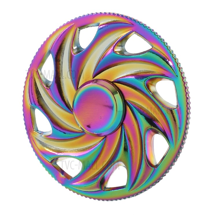 Colorized Hot Wheels Shape Aluminum Alloy Spinner Fidget Spinner Finger Toy EDC Focus Toy-4
