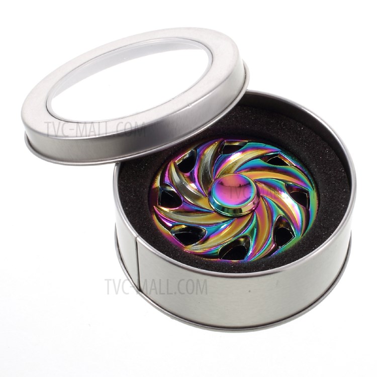 Colorized Hot Wheels Shape Aluminum Alloy Spinner Fidget Spinner Finger Toy EDC Focus Toy-7