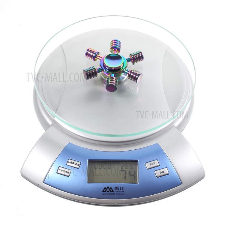Colorful Pattern Metal Hand Spinner Fidget Hexagon Fingertip Gyroscope EDC Focus Toy-13