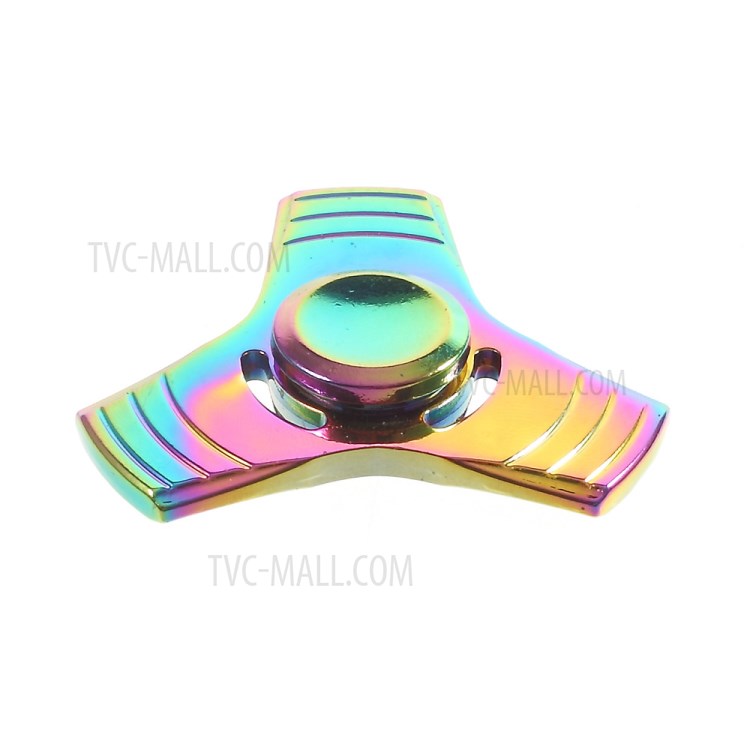 Colorized Metal Fidget Spinner Tri-Spinner Finger Toy EDC Focus Toy-1