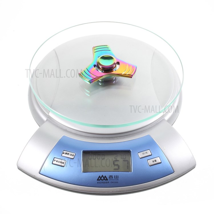 Colorized Metal Fidget Spinner Tri-Spinner Finger Toy EDC Focus Toy-11