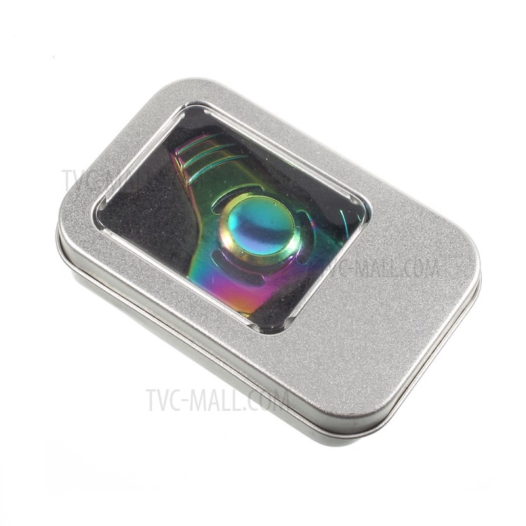 Colorized Metal Fidget Spinner Tri-Spinner Finger Toy EDC Focus Toy-12