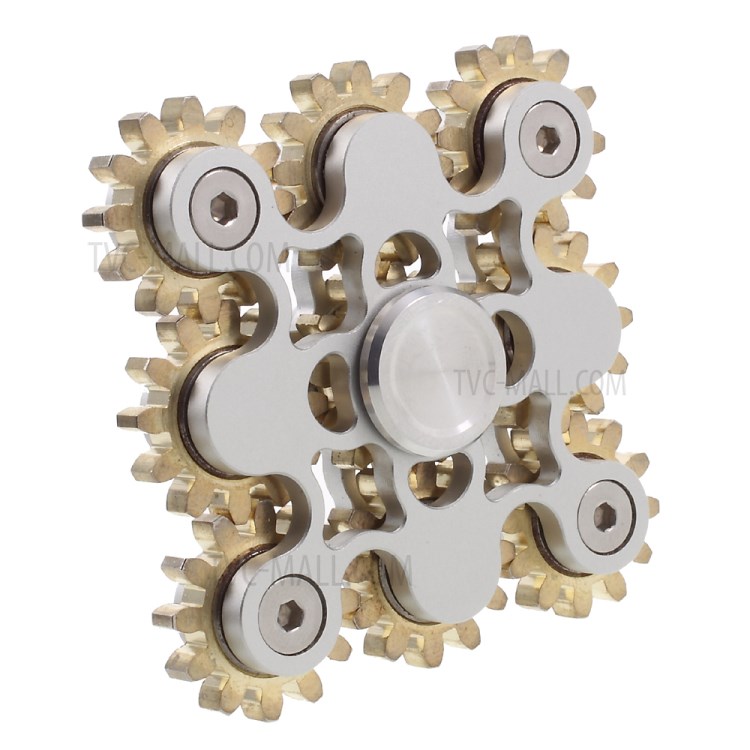 Nine 9 Gears Metal Hands Fidget Spinner EDC Fidget Toy Stress Reducer-5