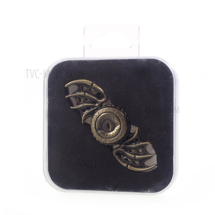 Dragon Pattern EDC Focus Toy Metal Fast Bearing Spinner Fidget Hand Spinner - Bronze-11