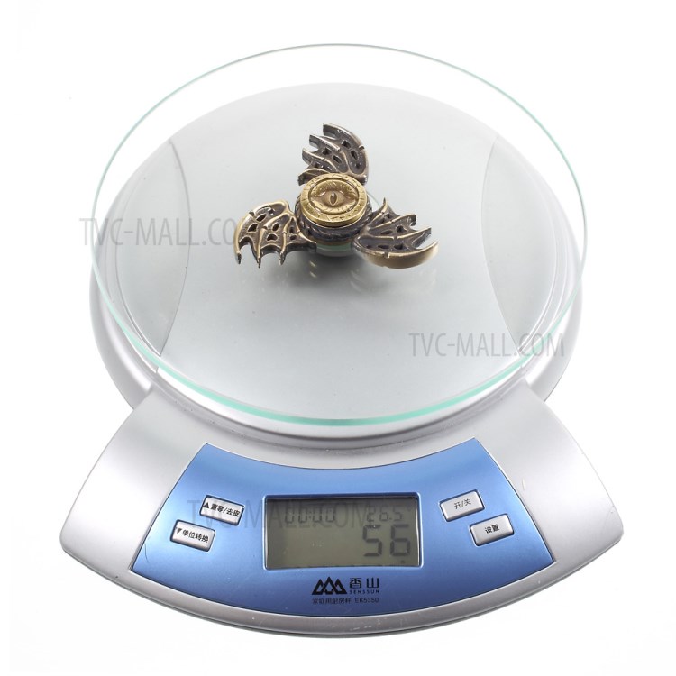 Dragon Pattern EDC Focus Toy Fast Bearing Metal Tri-Spinner Fidget Hand Spinner - Bronze-12
