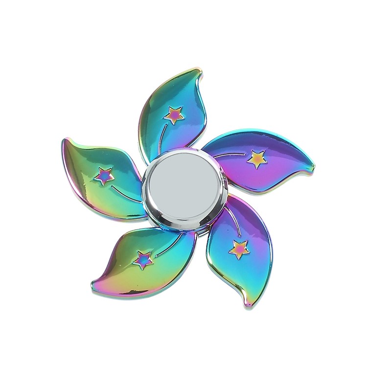 Bauhinia Flower Pattern EDC Focus Toy Spinner Fidget Toy Hand Spinner-4