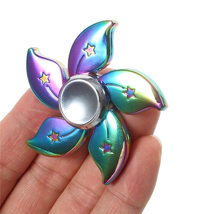 Bauhinia Flower Pattern EDC Focus Toy Spinner Fidget Toy Hand Spinner-7