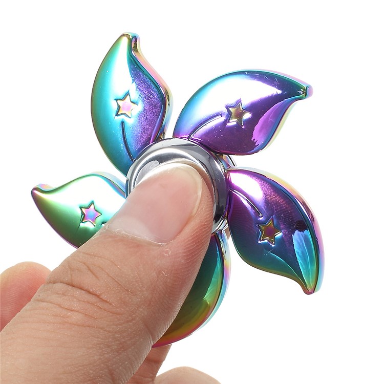 Bauhinia Flower Pattern EDC Focus Toy Spinner Fidget Toy Hand Spinner-8