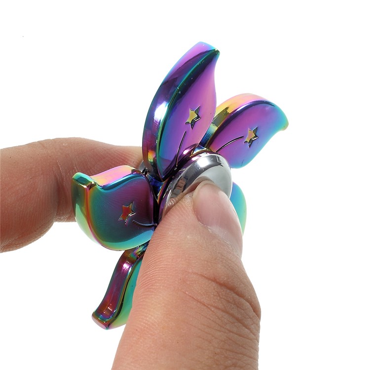 Bauhinia Flower Pattern EDC Focus Toy Spinner Fidget Toy Hand Spinner-9