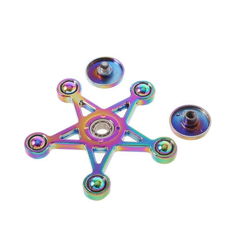 Five-pointed Star Spinner Fidget Toy Hand Spinner EDC Focus Toy-7