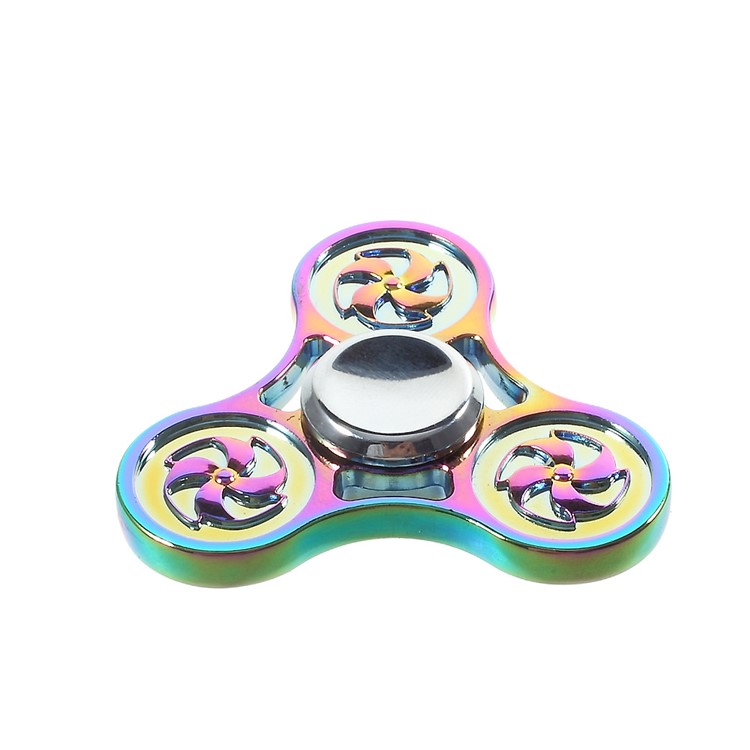 Colorized Windmill Pattern EDC Focus Toy Spinner Fidget Toy Hand Spinner-1