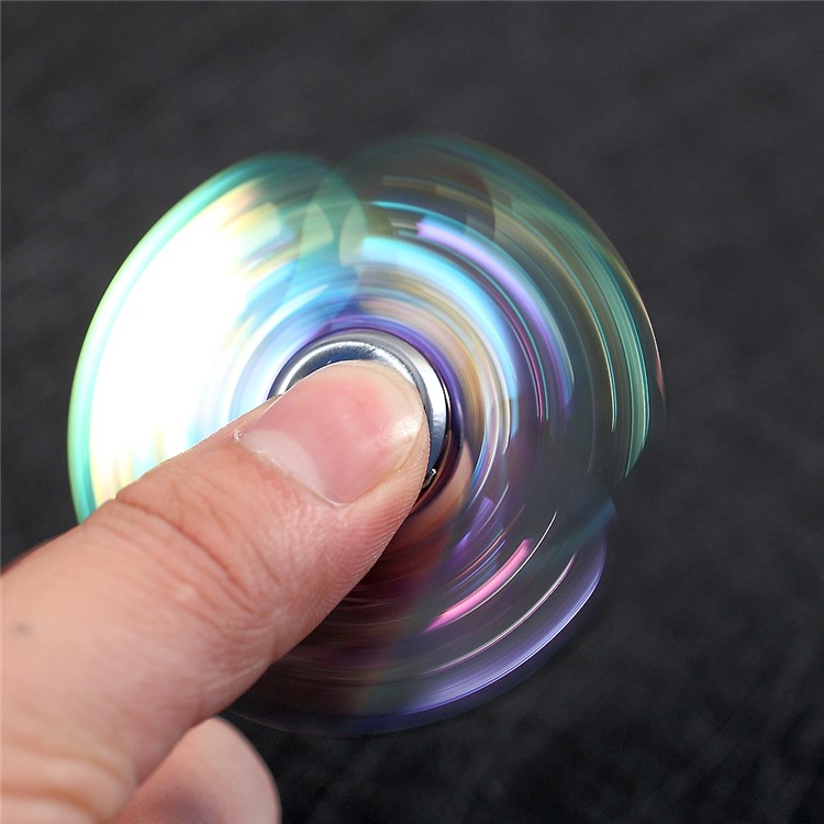 Colorized Windmill Pattern EDC Focus Toy Spinner Fidget Toy Hand Spinner-2