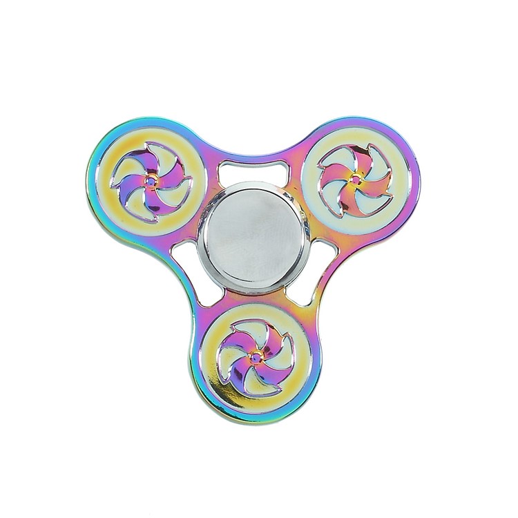 Colorized Windmill Pattern EDC Focus Toy Spinner Fidget Toy Hand Spinner-4