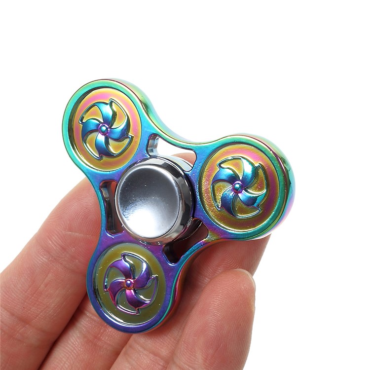 Colorized Windmill Pattern EDC Focus Toy Spinner Fidget Toy Hand Spinner-7