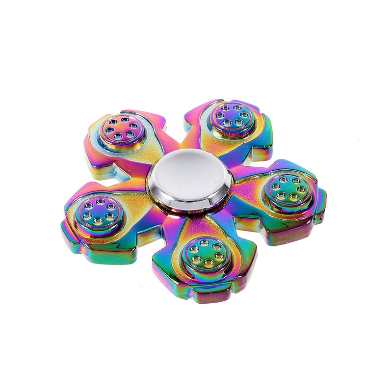 Colorized Fidget Spinner Hand Spinner Stress and Anxiety Relief EDC Focus Toy-1