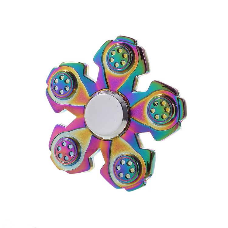 Colorized Fidget Spinner Hand Spinner Stress and Anxiety Relief EDC Focus Toy-4