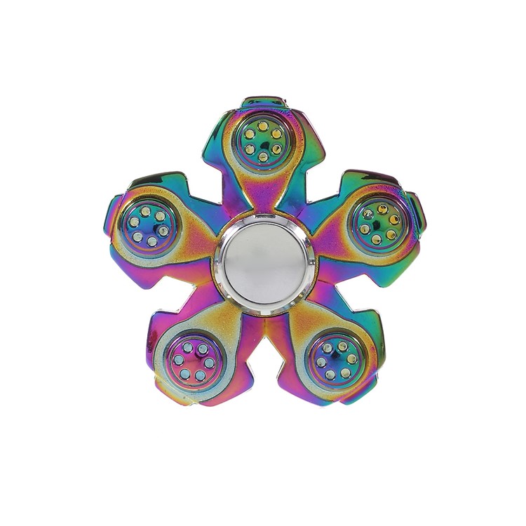 Colorized Fidget Spinner Hand Spinner Stress and Anxiety Relief EDC Focus Toy-5
