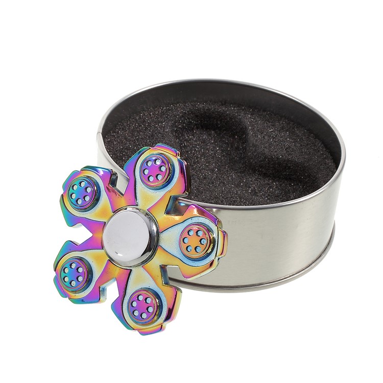 Colorized Fidget Spinner Hand Spinner Stress and Anxiety Relief EDC Focus Toy-6