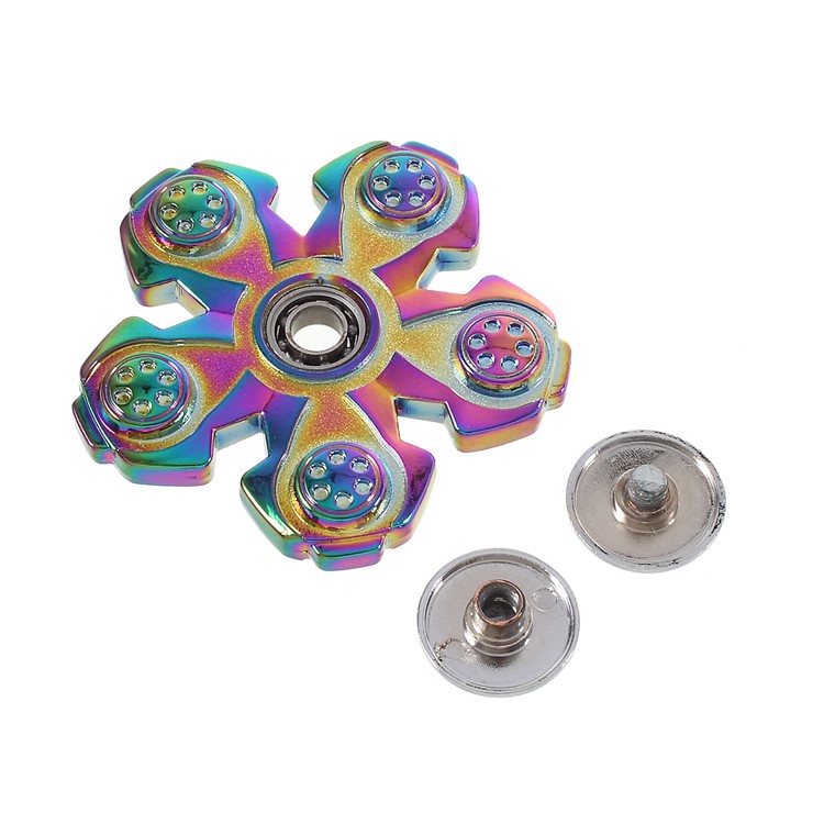 Colorized Fidget Spinner Hand Spinner Stress and Anxiety Relief EDC Focus Toy-7