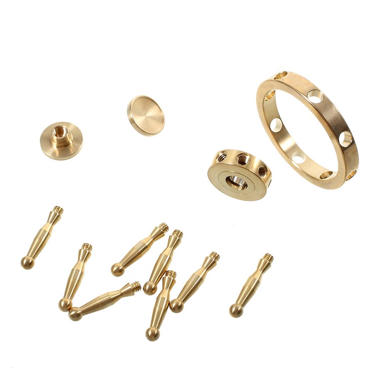 Rudder Pattern EDC Focus Toy Metal Spinner Fidget Hand Spinner - Gold-11