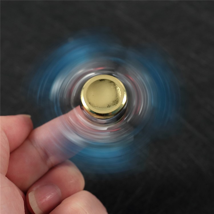 Tri-Spinner Fidget Hand Spinner Toy Stress Reducer EDC Focus Toy-2