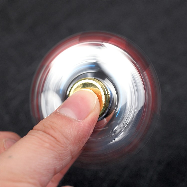 Rake Pattern EDC Focus Toy Triangle Spinner Fidget Toy Stress Reducer-2