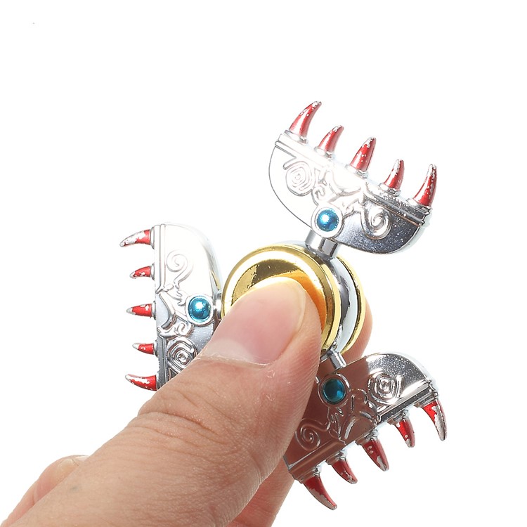 Rake Pattern EDC Focus Toy Triangle Spinner Fidget Toy Stress Reducer-7