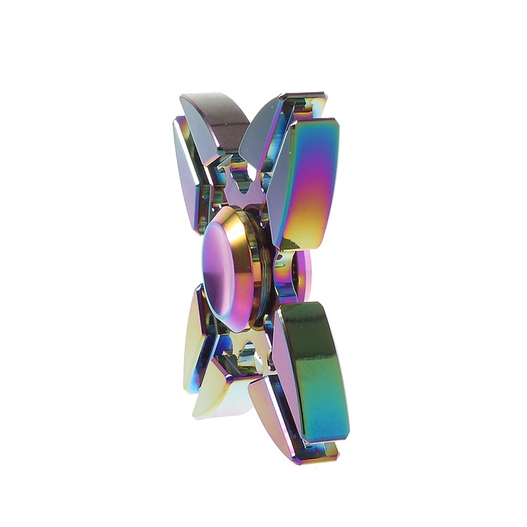 Colorized EDC Aluminum Quadrangle Spinner Fidget Spinner for ADHD Anxiety and Boredom-8