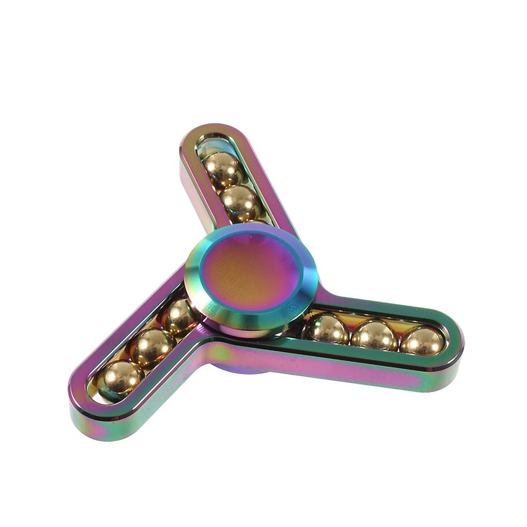 9 Steel Balls Colorized Tri-Spinner Fidget Toy Hand Spinner Fast Bearing-1