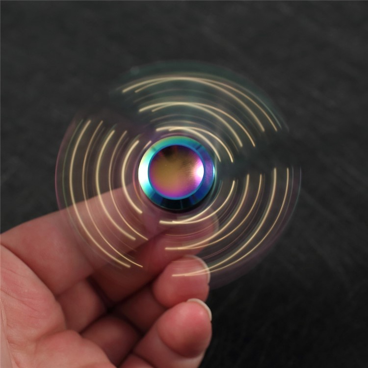 9 Steel Balls Colorized Tri-Spinner Fidget Toy Hand Spinner Fast Bearing-2