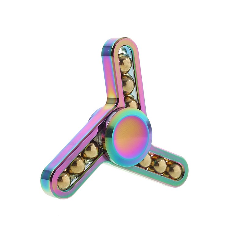 9 Steel Balls Colorized Tri-Spinner Fidget Toy Hand Spinner Fast Bearing-6