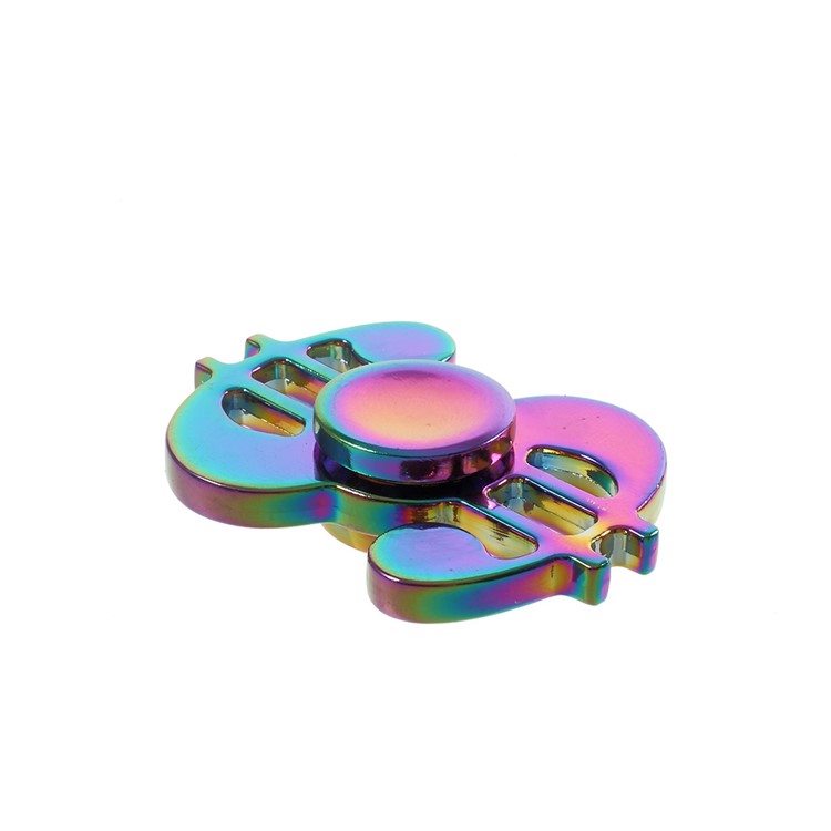 Dollar Sign Shape Colorized Metal Fidget Spinner Stress and Anxiety Relief Toy-2