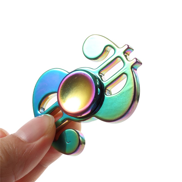 Dollar Sign Shape Colorized Metal Fidget Spinner Stress and Anxiety Relief Toy-5