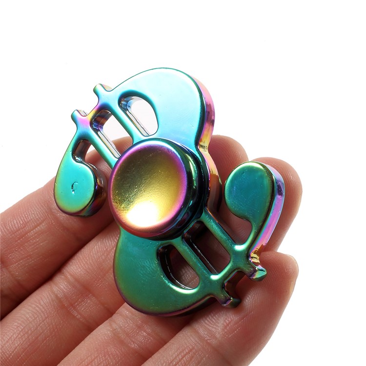 Dollar Sign Shape Colorized Metal Fidget Spinner Stress and Anxiety Relief Toy-6