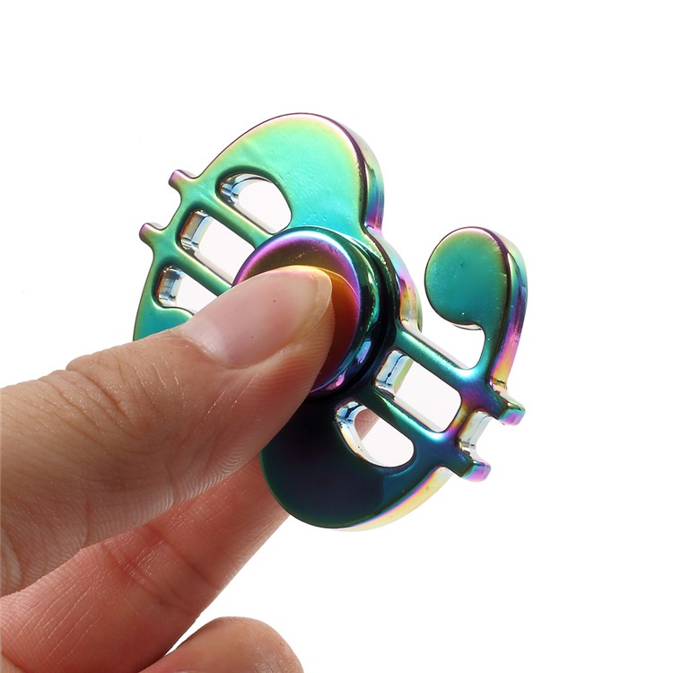 Dollar Sign Shape Colorized Metal Fidget Spinner Stress and Anxiety Relief Toy-7