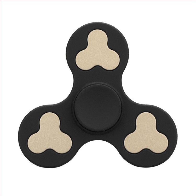 Tri-Spinner Fidget Spinner ADHD Anxity Toy Stress Reducer - Black-1