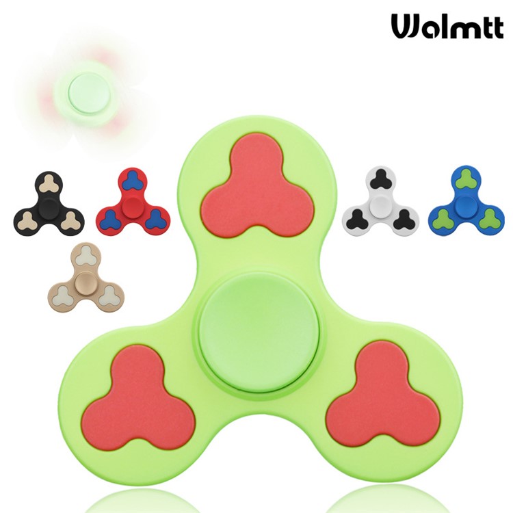 Tri-Spinner Fidget Spinner ADHD Anxity Toy Stress Reducer - Black-2