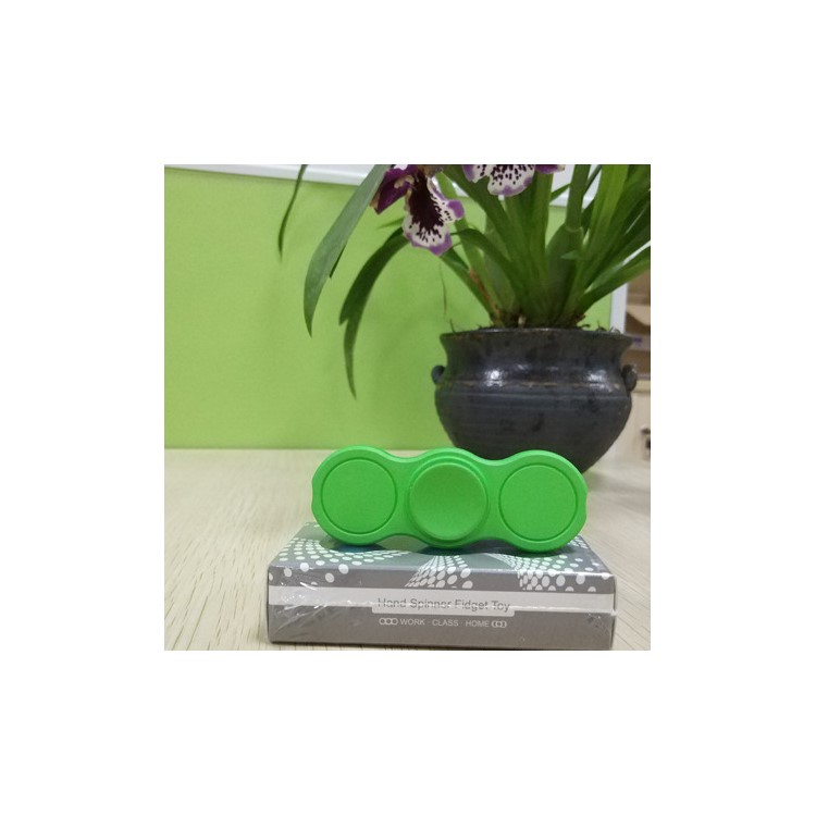 EDC Focus Toy Steel Bearing Spinner Fidget Hand Spinner - Green-1