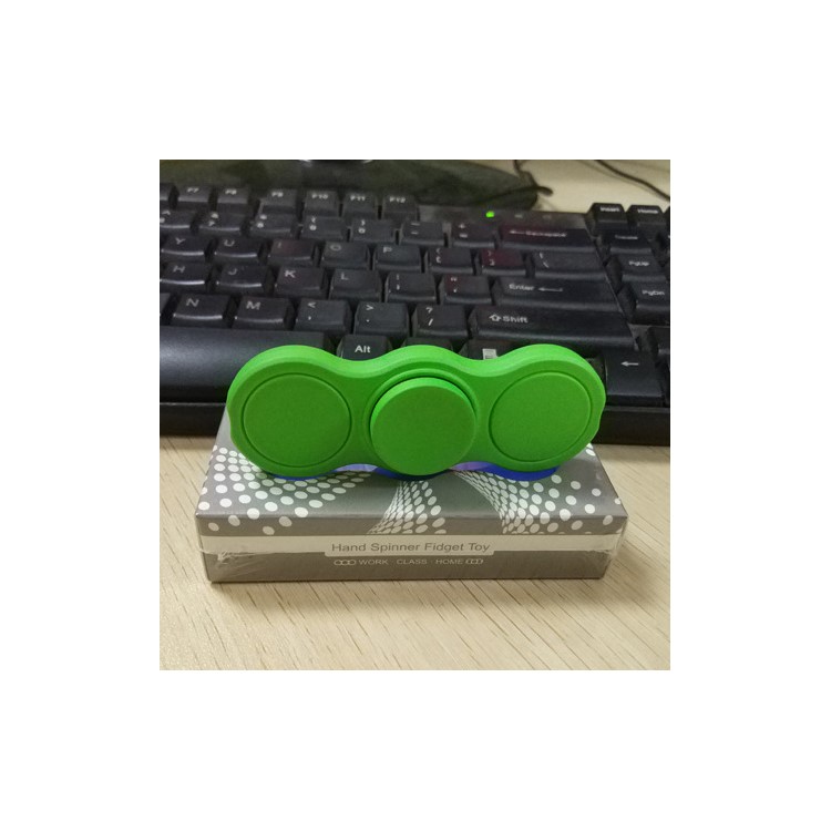 EDC Focus Toy Steel Bearing Spinner Fidget Hand Spinner - Green-4