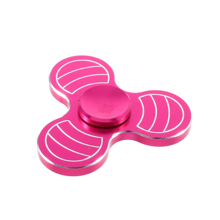 Tri-Spinner Fidget Spinner Toy Stress Reducer Relieve Anxiety and Boredom - Rose-1
