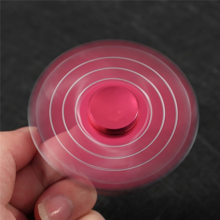 Tri-Spinner Fidget Spinner Toy Stress Reducer Relieve Anxiety and Boredom - Rose-2
