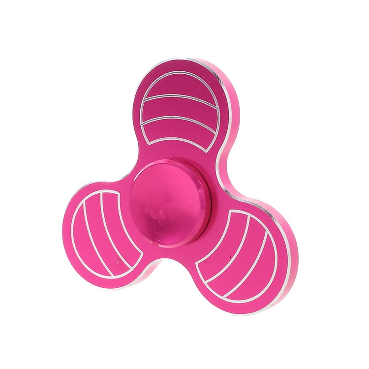 Tri-Spinner Fidget Spinner Toy Stress Reducer Relieve Anxiety and Boredom - Rose-5