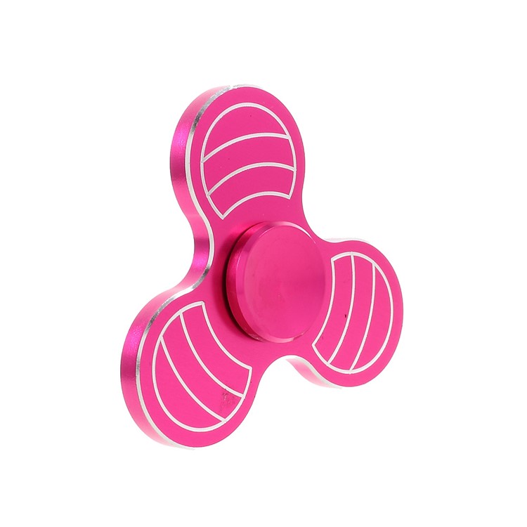 Tri-Spinner Fidget Spinner Toy Stress Reducer Relieve Anxiety and Boredom - Rose-6
