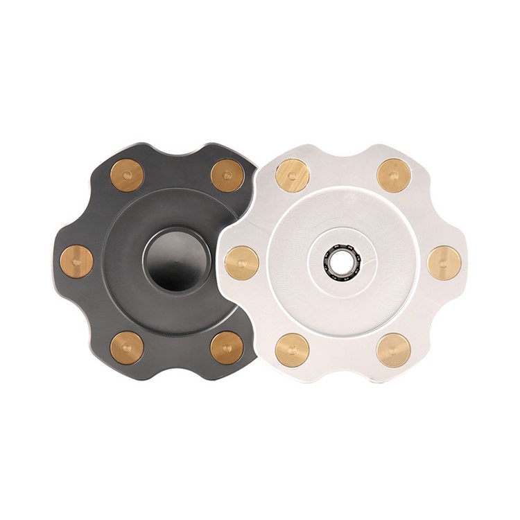 EDC Fidget Spinner High Speed Bearing ADHD Focus Anxiety Relief Toy - Grey-2
