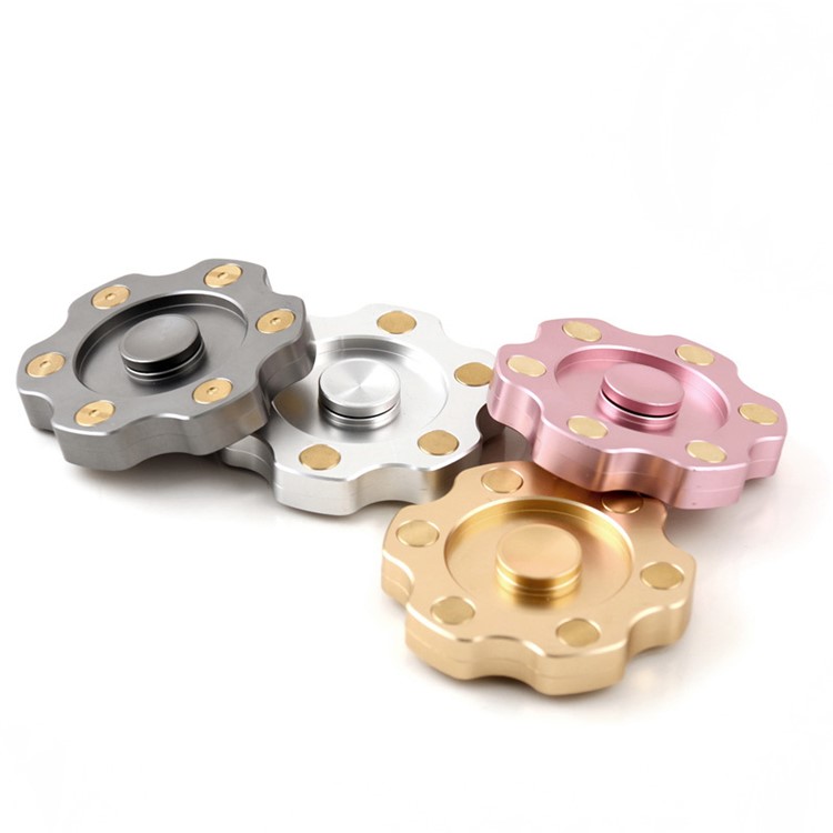 EDC Fidget Spinner High Speed Bearing ADHD Focus Anxiety Relief Toy - Grey-3