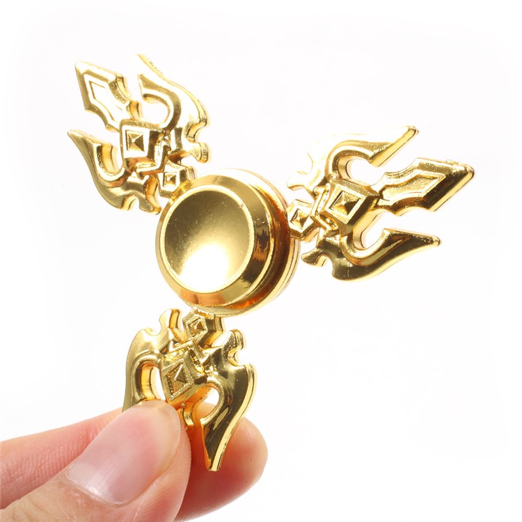 Halberd Pattern EDC Focus Toy Triangle Spinner Fidget Toy Hand Spinner-7