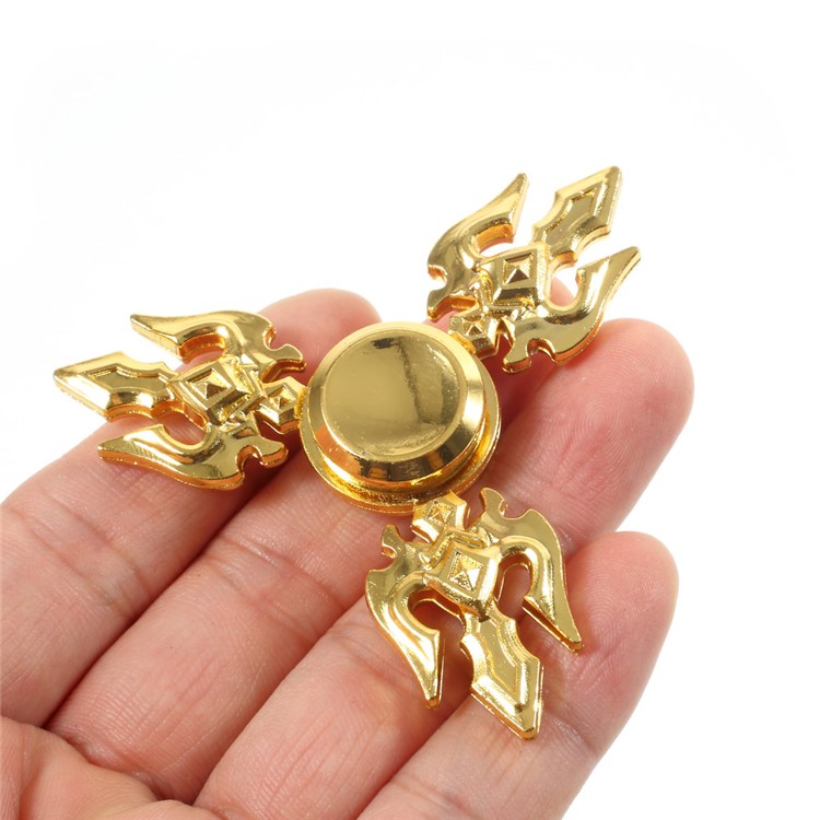 Halberd Pattern EDC Focus Toy Triangle Spinner Fidget Toy Hand Spinner-8