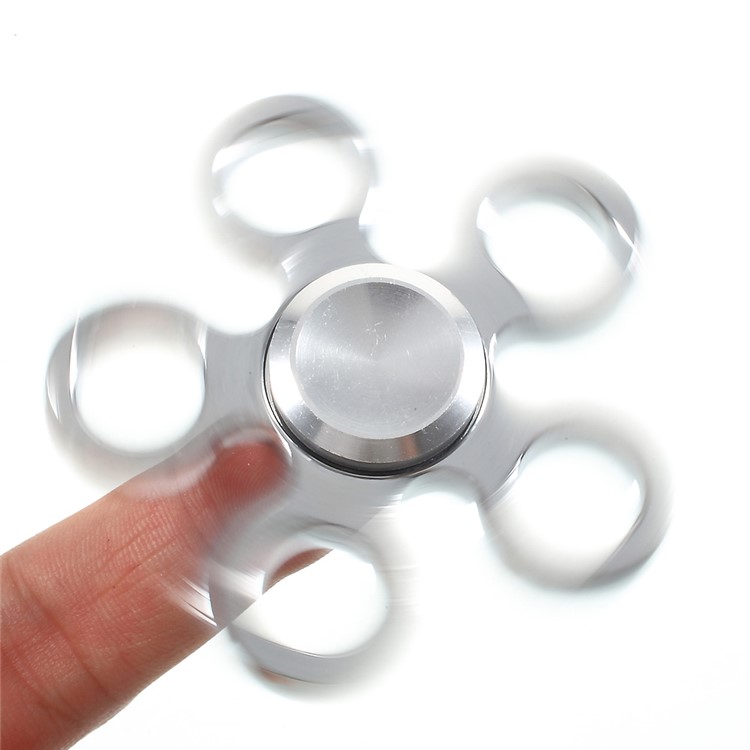 Pentagon Stainless Steel Spinner Fidget Spinner Finger Toy ADHD Focus Toy-9