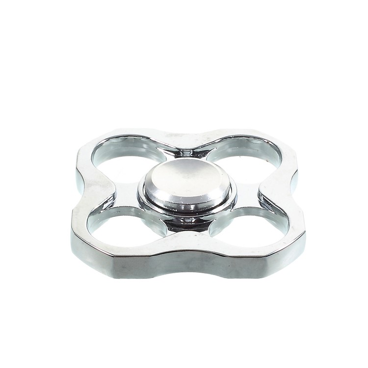 Stainless Steel Quadrangle Fidget Toy Hand Spinner Stress Reducer EDC Focus Toy-1