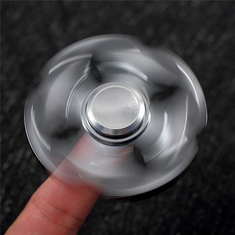 Stainless Steel Quadrangle Fidget Toy Hand Spinner Stress Reducer EDC Focus Toy-2
